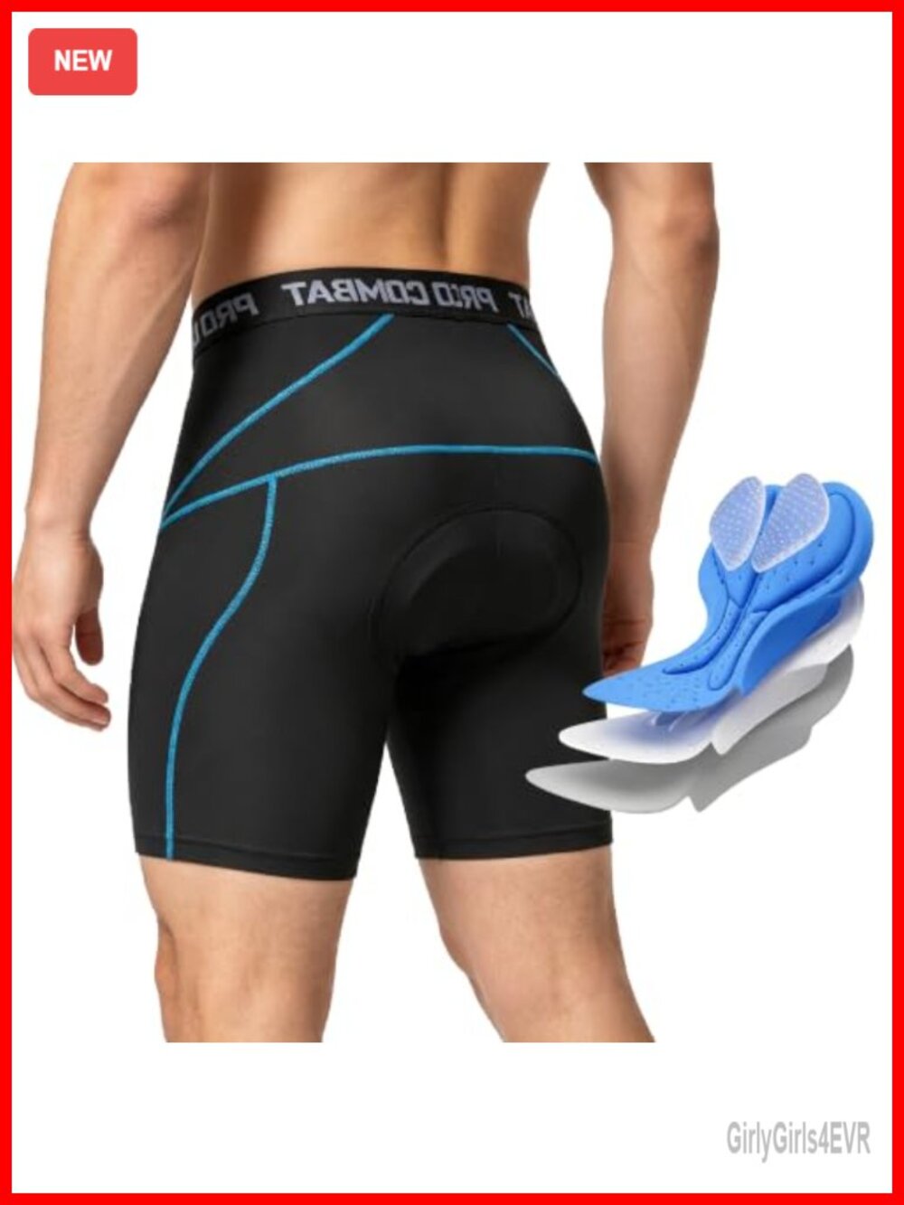 Men's 4D Padded Cycling Shorts Bike Underwear